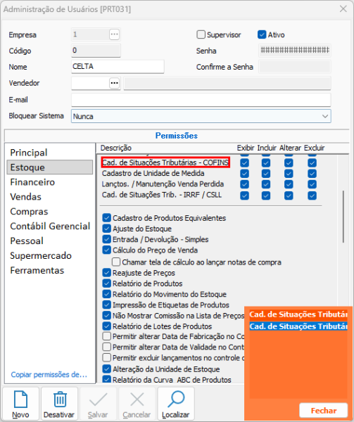 Arquivo:Permissao situacao tributaria cofins.png